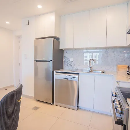 Nasma Luxury Stays - Fancy Apartment With Balcony Close To Mjl'S Souk Dubaï Extérieur photo